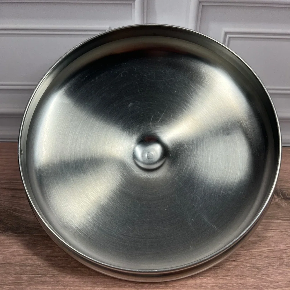 Farberware Replacement Lids Only Set of 3 Silver Stainless Steel‎ Bakelite Knobs